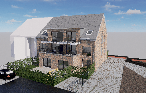 Dachgeschoss plus ausgebautem Spitzboden im Neubau  - immoregio.de Makler