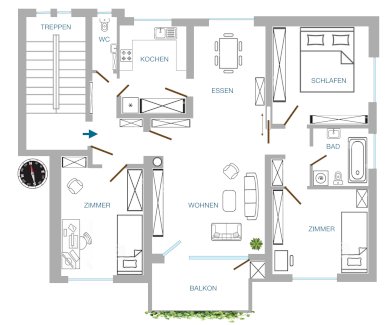 4Zi.-Wohnung, 85qm, Freiburg - immoregio.de Makler