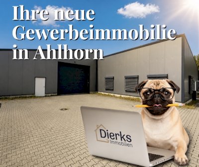 Gewerbeimmobilie mit 2000 m2 Baugrundstück in Ahlhorn