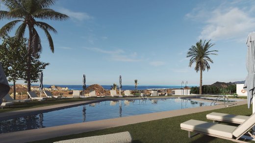 Moderne Appartements mit 3 Schlafzimmern, 2 Bädern, 2 Terrassen, Tiefgaragenstellplatz und Gemeinschaftspool San Miguel de Salinas 03193 - immoregio.de Makler