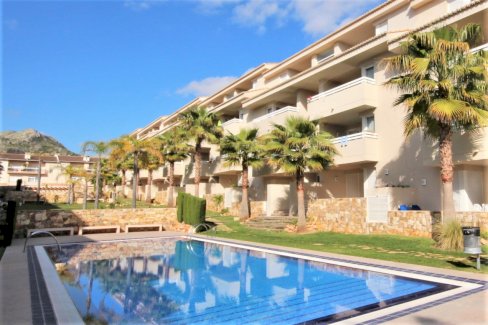 Schöne neuwertige Wohnung mit 2 Schlafzimmern, 2 Bädern, in schöner Urbanisation mit mediterranem Garten und zwei Gemeinschaftspools, Aufzug, etc. Pego 03780 - immoregio.de Makler