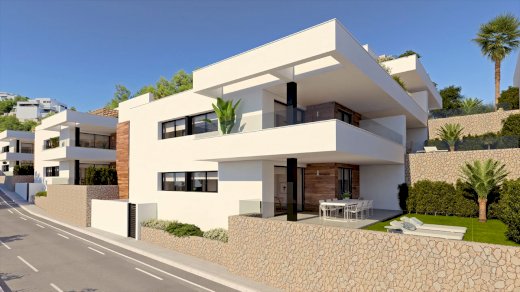 Exklusive Villen mit 3 - 4 Schlafzimmern, 3 Bädern, 1 Gäste-WC, Dachterrasse und Privatpool nur 600 m vom Strand Dehesa de Campoamor 03189 - immoregio.de Makler