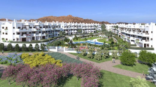 Doppelhaushälften mit 3 Schlafzimmern, 3 Bädern, Fußbodenheizung, Klimaanlage und Gemeinschaftspool nur 500 m vom Strand Cala Ratjada 07590