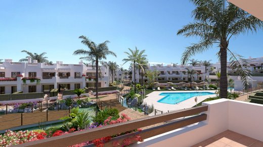 Komfortable Penthouse-Wohnungen mit 2 Schlafzimmern, Dachterrasse mit Meerblick, Tiefgaragenstellplatz und Gemeinschaftspool San Juan de los Terreros 04648 - immoregio.de Makler