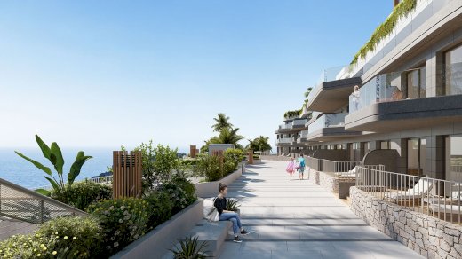 Wunderschöne Wohnungen mit 2 Schlafzimmern und Meerblick in Wohnanlage mit Außen- sowie beheiztem Innenpool nur 300 m vom Strand Villajoyosa 03570 - immoregio.de Makler