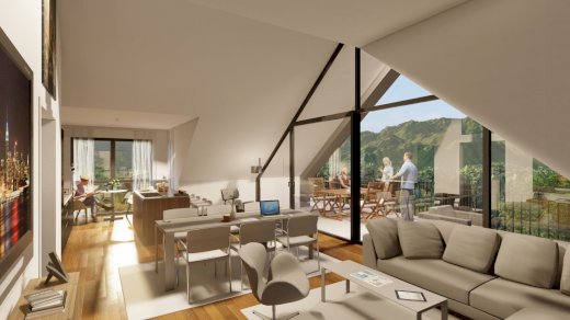 Penthousewohnung mit toller Dachterrasse im KFW 40  Energiesparhaus in gefragter Lage Saarburg Saarburg 54439